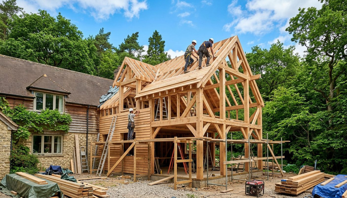 Avantages environnementaux de l'utilisation du bois pour agrandir sa maison
