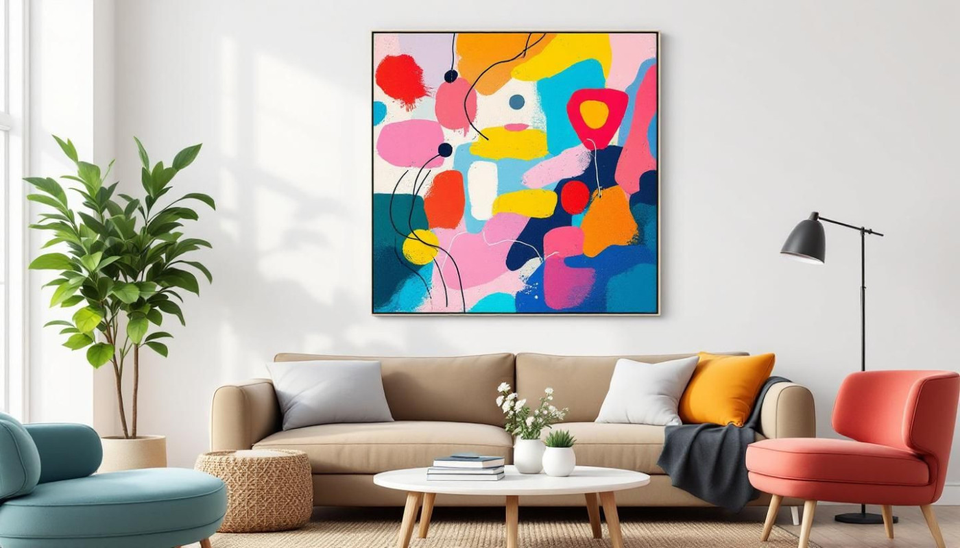 Comment choisir le tableau moderne idéal pour votre salon ?